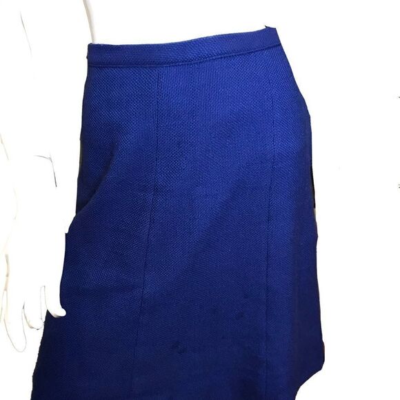 Vintage 1960s Mini A Line Skirt Petite Small Blue - Picture 1 of 11